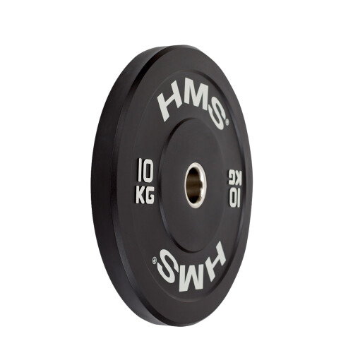 10 kg schwarze olympische Stoßfängerplatte 1