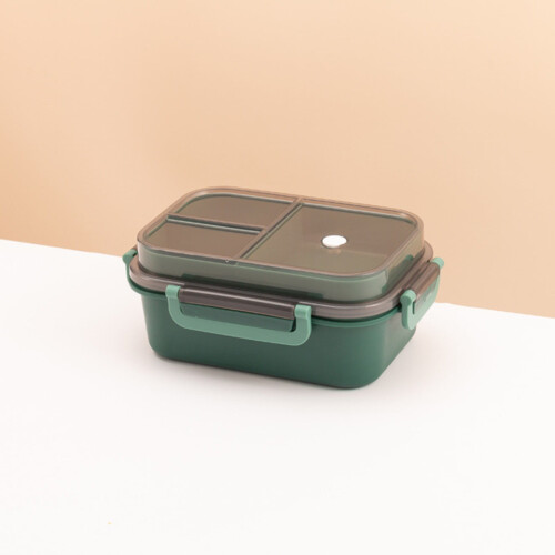 Beheizbare Lunchbox, doppelwandig, grün, 1 Stück 2