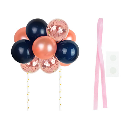 Set decor tort cu baloane – Mini baloane 10x10cm cu 1