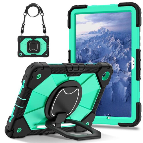 Capa resistente a impactos para Samsung Galaxy Tab A11, verde. 1
