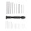 Pin Vise Hand Drill Manual Work DIY Tool Press Pen Black 7