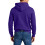Unisex hettegenser lilla L 4