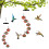 Hummingbird Feeder Wind Chime Dual-Function Rust-Proof Metal 7