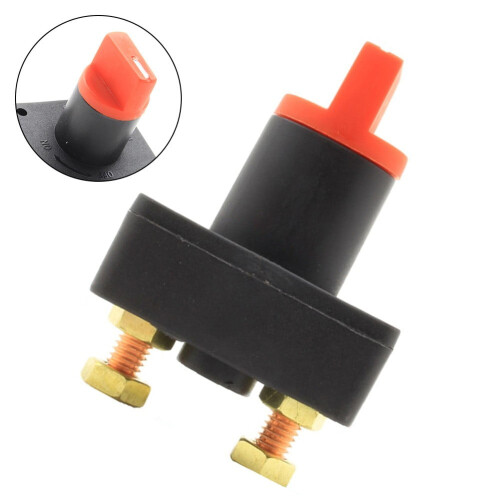 Mini Portable Waterproof 12V 100A Battery Isolator Disconnect Cut Off Switch 2