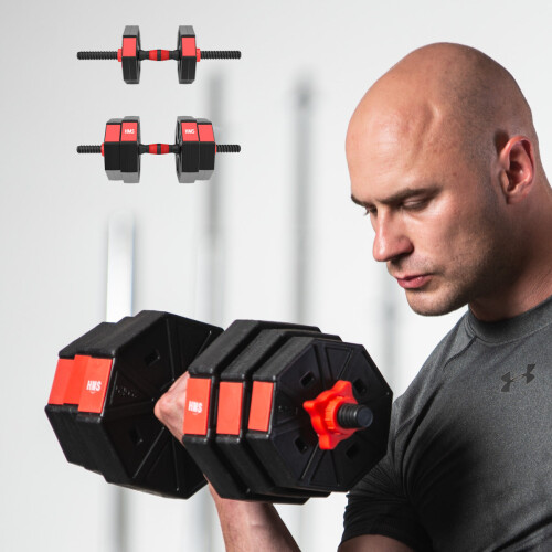 Ensemble d'haltères et de barres composites de 15 kg 1