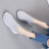 Dame mesh casual sneakers sort US7.5 7