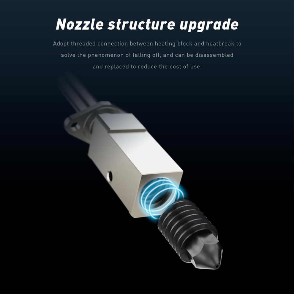 P1P/P1S Extruder Hot End: Ti Alloy Upgrade