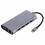 Διανομέας USB3.0 11 σε 1, Διαχωριστής προσαρμογέα Type-C σε USB, Αναγνώστης καρτών VGA, 5