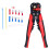 5in1Self-Adjusting Wire Stripper Multi-Functional Crimping Tool with TPR Handle for10-22AWG Wire Stripping Cutting Premium Material Ergonomic 2