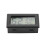 Integrated^Thermometer Hygrometer with LCD Screen for Incubators Black 11