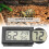 Integrated^Thermometer Hygrometer with LCD Screen for Incubators Black 10