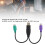 Καλώδιο μετατροπέα USB σε PS2 Plug and Play για πληκτρολόγιο και ποντίκι, δεν απαιτείται 8