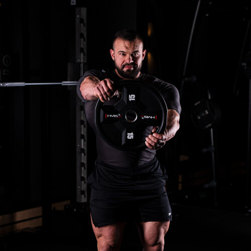 Olympische Polyurethan-Hantelscheibe, 15 kg 1