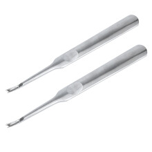 2Pcs DIY Stainless Steel V Groover Edge