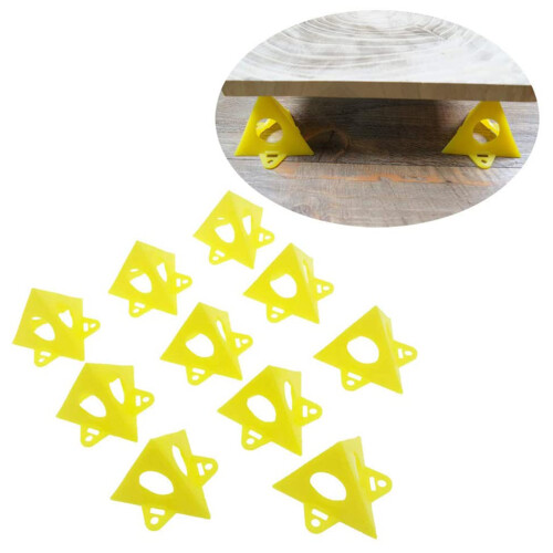 Art Supply Stands for Canvas Elevation, Paint Triangle Stands Cabinet Doors Mini Cones Tripods with Secure Fastening, Stackable Design for Multi 2