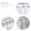 12Pcs Multi Color Acrylic Shower Curtain Hooks Easy Install 7