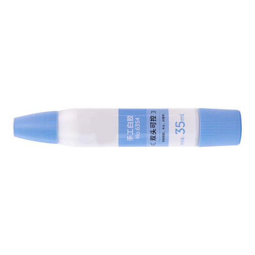 White Liquid Glue Pen 35ml Double-Ended PVA, DIY Craft Tool
