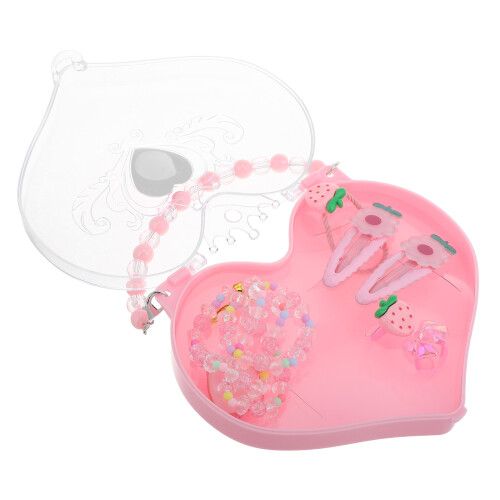 3Sets Schmuckset Für Kleine Mit Ringen Und Clips 2