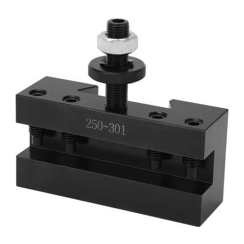 Turning Tool Post Holder Facing Lathe Tool Post Holders For Use With BXA Tool Posts Precision Ground And Hardened Compact Lightweight Design Suitable 2