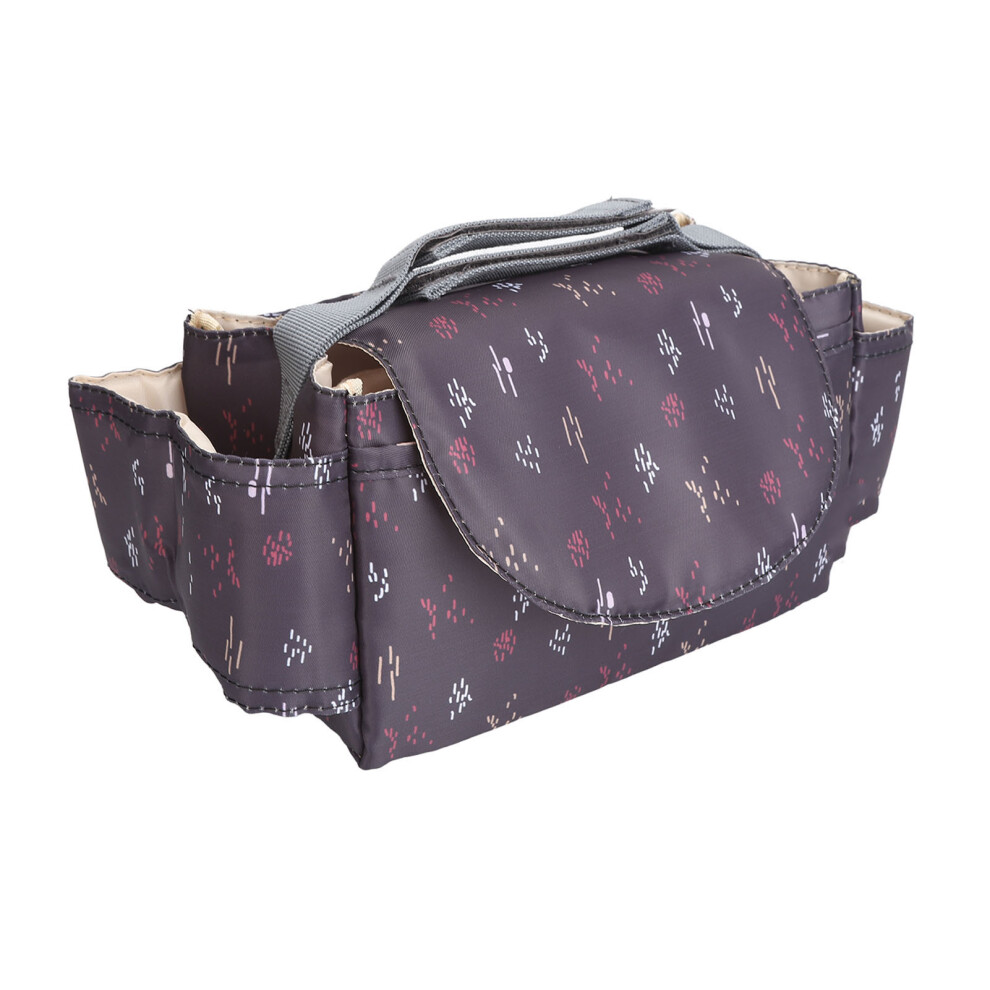 Universal Baby Stroller Organizer with Insulated Cup Holder, Phone Bag, Waterproof, 21x12x12cm