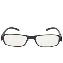 Occhiali da vista rettangolari con moderna montatura nera, occhiali da lettura alla moda per uomo e donna, montatura in policarbonato con lenti