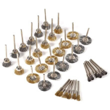 Rust Removal Brush for High-Precision Detail Processing, Multi-Function Wire Brush Set for Oxide and Paint Cleaning, Polishing Brush Wheels