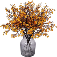 Flori artificiale Gypsophila, culoare vibrantă, de lungă durată, cu aplicații pe scară largă, aranjamente florale din mătase inspirate din