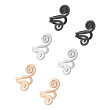 Orecchini per agopressione che favoriscono un sonno migliore, alleviano l'ansia, clip auricolari snellenti per la salute olistica, design ergonomico,