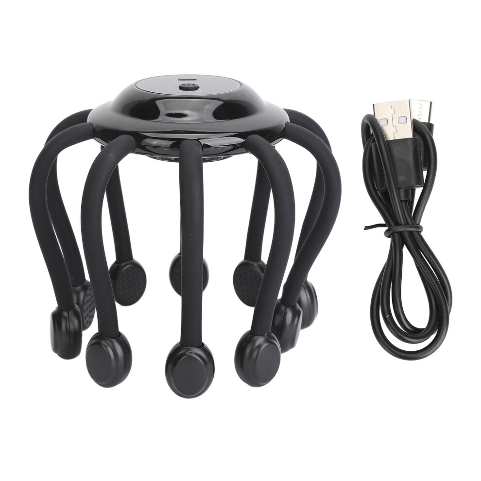 Cordless Portable Head Scratcher Electric Scalp Massager with3Modes Octopus Head Massager, Rechargeable Design Head Stress Relief Adjustable Mode