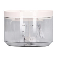 Detachable Design Pet Water Fountain2.2L, Ultra Quiet Cat Water Dispenser With Multi Layer Filtration And Visible Water Level, Stainless Steel Tray