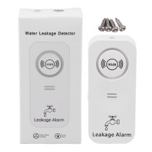 Battery Operated Water Leak Detectors With Wireless Functionality And IP66Waterproof Rating, 100Db Water Sensor Alarms For Bathrooms Basements
