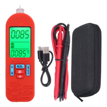 Advanced Digital Multimeter Smart Mode Auto Range LCD Display With Backlight Illumination Rechargeable Power Source Capacitance Diode Continuity