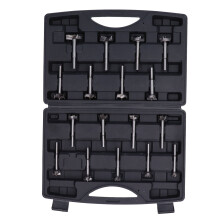 Hochwertiges Forstnerbohrer-Set für Holzbohrungen, robustes Design, zentrierter Forstnerbohrer für effizientes Bohren von Flachbodenlöchern.
