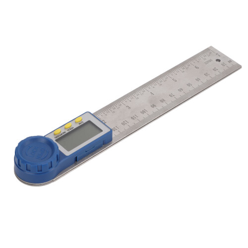 Angle Measuring Tool Digital Protractor With Locking Function Stainless Steel Digital Angle Finder High Accuracy LCD Display Digital Angle Ruler 1