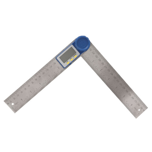 Angle Measuring Tool Digital Protractor With Locking Function Stainless Steel Digital Angle Finder High Accuracy LCD Display Digital Angle Ruler 2