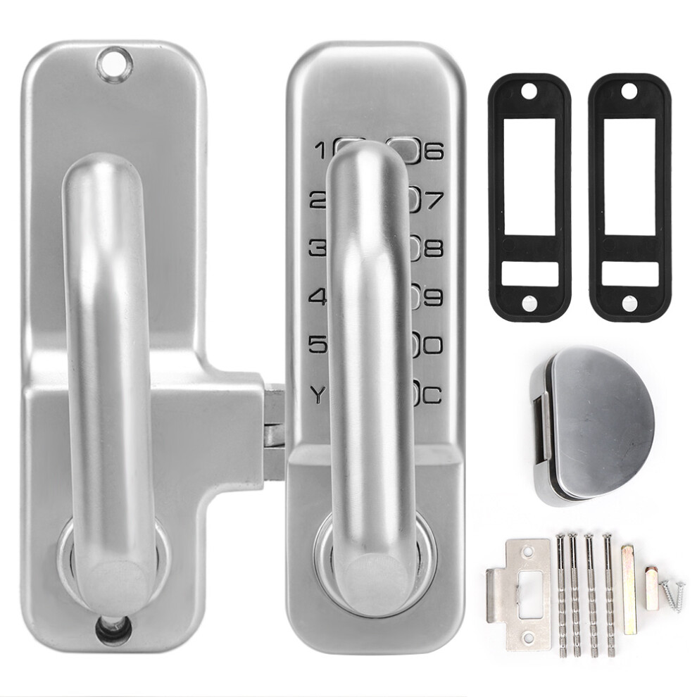 Easy To Install Mechanical Door Lock Keyless Entry With Granular Keys Zinc Alloy Waterproof Security Lock For Residential And Commercial Use 9071309445381