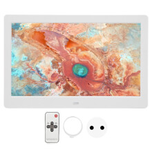 Fráma Pictiúr Digiteach le Cumais Chomhroinnte Meandaracha, Taispeántas Scáileáin Tadhaill Fráma Digiteach WiFi le Teicneolaíocht HD IPS agus