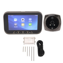 Wireless Digital Peephole Door Viewer With4.5In Display135Wide Angle Lens WiFi Enabled Motion Detection Two Way Audio Night Vision Built In Battery