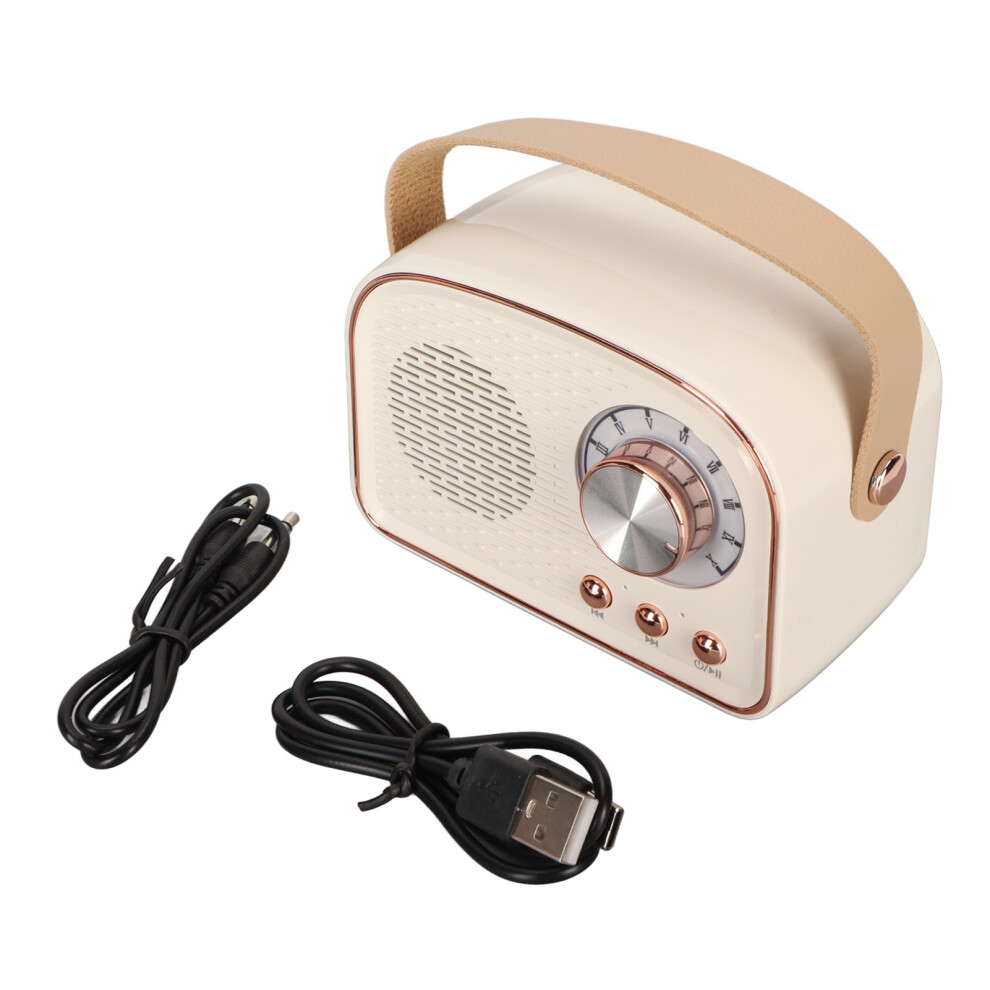 Wireless Bluetooth5.0speakers With Fast Recharge And Long Playtime, Retro Design Bluetooth Speaker For Movie Gaming And Outdoor Enthusiasts 9071309446777