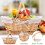 Fruit Basket Storage Wicker Light Brown 1Pack 4