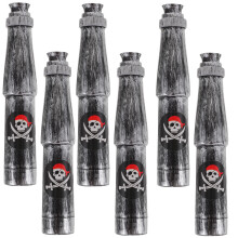 18Pcs Coffee Plastic Pirate Telescope Toy for Kids Educational Play