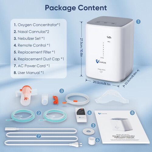Home Oxygen Concentrator 1-7L 90% with Nebulizer 2