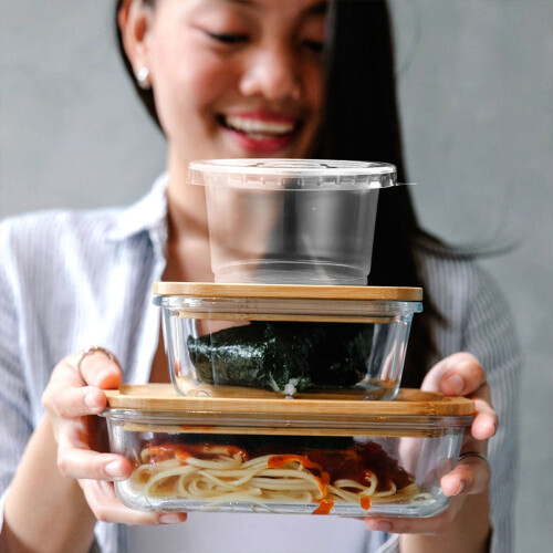 Small Plastic Condiment Containers with Lids, Multi-purpose Disposable Cups for Salad Dressing and Portion Control, Stackable Portion Cups with 1