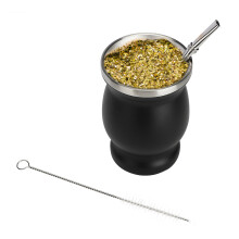 Bombilla din oțel inoxidabil, dovleac izolat cu pereți dubli pentru control optim al temperaturii, set elegant de yerba mate oferă o experiență