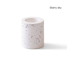 Terrazzo Design Pottery, Quick-Dry Diatomite Toothbrush Stand, Unique Bathroom Organizers, Multi-functional Decorative Pot, For Living Room Garden
