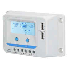 Solarladeregler LCD 10A PWM Schutzschaltung für 12/24V Solarsysteme