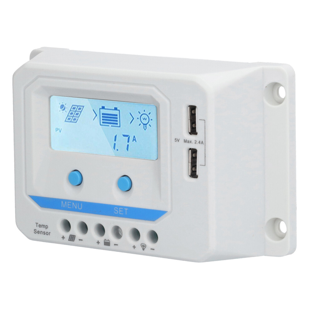 12/24V Solar Charge Controller Lcd 10A Pwm Protection 4641391471596