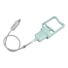 Aspiratore nasale manuale per bambini, silicone morbido, verde, pulitore nasale manuale