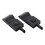 2x Lock Knob Tab 15214027 ABS Ebony 8