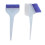 2 Stück Blau doppelseitiger Nylon-Haar-Highlighting-Borsten mit Glitter-Griff 15